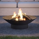 Milkcan Products 100cm Tucson Steel Fire Pit