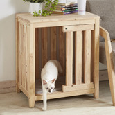 MajaAnselDesign Cheska Pet Hut Side Table with Cushion | Temple & Webster
