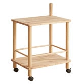 Maja Ansel Design Reginald Rubberwood Trolley