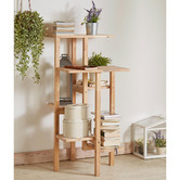 Maja Ansel Design Cheska 6 Tier Rubberwood Display Shelf