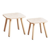 Maja Ansel Design 2 Piece Elton Rubberwood Coffee Table Set