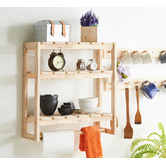 Maja Ansel Design Alliona Rubberwood Shelving Units