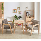 Maja Ansel Design France Narrow Rubberwood Console Table