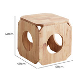 Maja Ansel Design Cheska Rubberwood Stool