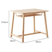 Maja Ansel Design 2 Seater Reina Rubberwood Dining Table &amp; Stool Set