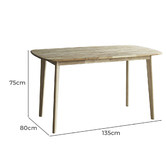 Maja Ansel Design 4 Seater Halsey Dining Table, Chair &amp; Bench Set