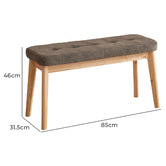 Maja Ansel Design 4 Seater Halsey Dining Table, Chair &amp; Bench Set