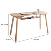 Maja Ansel Design France Narrow Rubberwood Console Table