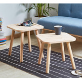 Maja Ansel Design 2 Piece Elton Rubberwood Coffee Table Set