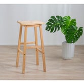 Maja Ansel Design 72.5cm Calliope Rubberwood Barstool