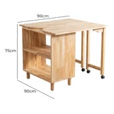 Maja Ansel Design Claire Multi-Function Rubberwood Study Desk