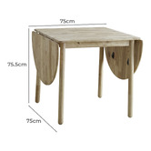 Maja Ansel Design Jacque Double Drop Leaf Rubberwood Dining Table