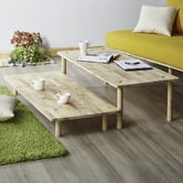 Maja Ansel Design 2 Piece Bonnie Rubberwood Coffee Table Set