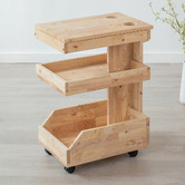 Maja Ansel Design Anya Rubberwood Trolley