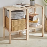 Maja Ansel Design Layla Rubberwood Side Tables