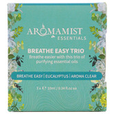 Aromamatic 3 Piece 10ml Aromamist Breathe Easy Essential Oil Set