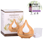 Aromamatic Aromamist Beech Wood Grain Diffuser &amp; Essential Oil Set