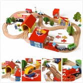Onshine Onshine 90 Piece Train Play Set with Table