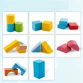 Onshine Onshine 100 Piece City Wooden Building Blocks Set