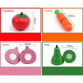 Onshine Onshine Garden Vegetables &amp; Fresh Fruit Cutting Play Set