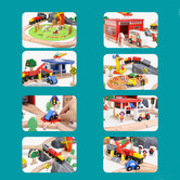 Onshine Onshine 100 Piece Train Track City Play Set