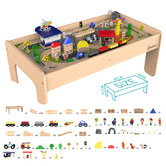 Onshine Onshine 101 Piece Train Play Set with Table