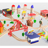 Onshine Onshine Train Track City Play Set