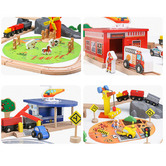 Onshine Onshine Train Track City Play Set