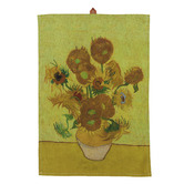 Bedding House x Van Gogh Yellow Van Gogh Sunflower Cotton Teatowel