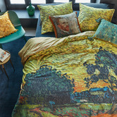 Bedding House x Van Gogh Ochre Evening Twilight Cotton Sateen Quilt Cover Set