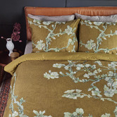 Bedding House x Van Gogh Ochre Blossoming Cotton Sateen Quilt Cover Set
