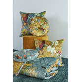 Bedding House x Van Gogh Green Carr&eacute; Fleuri Cushion