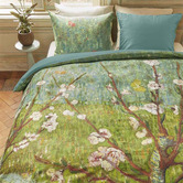 Bedding House x Van Gogh Peach Trees Cotton Sateen Quilt Cover Set
