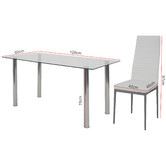 Ever Dreaming Living 4 Seater Lancaster Dining Set