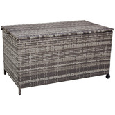 Ever Dreaming Living Gordon PE Wicker Outdoor Storage Box
