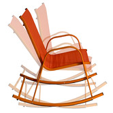 Ever Dreaming Living Arden High Back Outdoor Rocking Chair