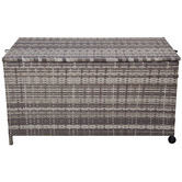 Ever Dreaming Living Gordon PE Wicker Outdoor Storage Box