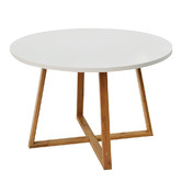 Ever Dreaming Living White &amp; Natural Lushington Coffee Table