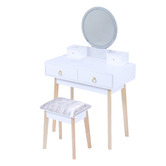 Ever Dreaming Living Amanda Dressing Table with Stool