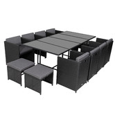 Ever Dreaming Living 12 Seater Shepard Outdoor Dining Table &amp; Chair Set