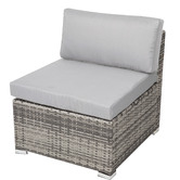 Ever Dreaming Living 7 Seater Grey Shepard Outdoor Dining Table &amp; Chair Set