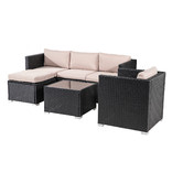 Ever Dreaming Living 5 Seater Shepard Outdoor Lounge &amp; Coffee Table Set
