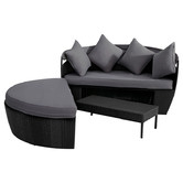 Ever Dreaming Living Grey Rattan Outdoor Daybed