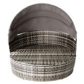 Ever Dreaming Living Grey Rattan Outdoor Daybed