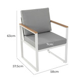 Ever Dreaming Living 4 Seater Mowbray Outdoor Sofa Set