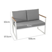 Ever Dreaming Living 4 Seater Mowbray Outdoor Sofa Set