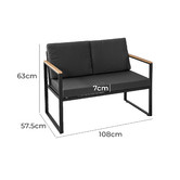 Ever Dreaming Living 4 Seater Mowbray Outdoor Sofa Set