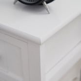 Ever Dreaming Living Eloisa Bedside Table with Wicker Basket