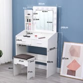 Ever Dreaming Living Yuna LED Dressing Table &amp; Stool Set