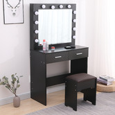 Ever Dreaming Living Quin LED Dressing Table &amp; Stool Set